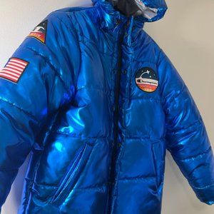 CHAMPION NASA Insignia  Jacket  Metallic Teal